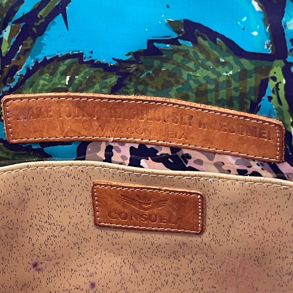 Consuela Dezi Classic Tote Bag Large Rare Colorway Cactus Floral - Picture 7 of 16